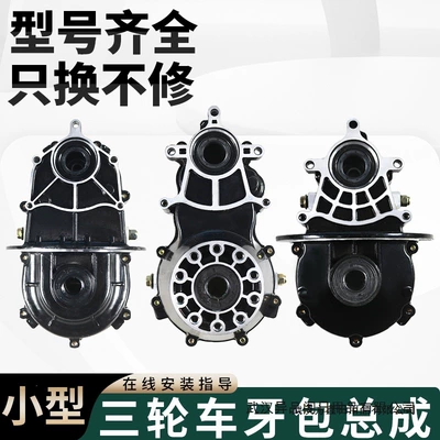 18-piece integrated gear set for the gearbox and rear axle, 16-tooth gear assembly, differential assembly, for electric tricycles (separate components)
