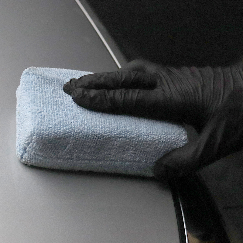 化学小子毛巾块上蜡棉乳蜡液体养护液超细纤维下蜡打蜡海绵块