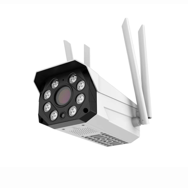 Camhi impermeable al aire libre WiFi Red Remota doble fuente de luz visión nocturna a todo color cámara de vigilancia inalámbrica