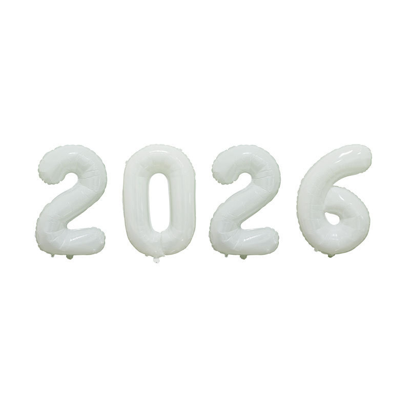 アメリカ版スリムボディ16インチ32inch 40inch数字アルミホイルバルーンセット2026アルミフィルムバルーン新年飾りバルーン|undefined