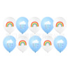 Decorations suitable for photo sessions, jewelry solar-powered, balloon with letters, set, cloud