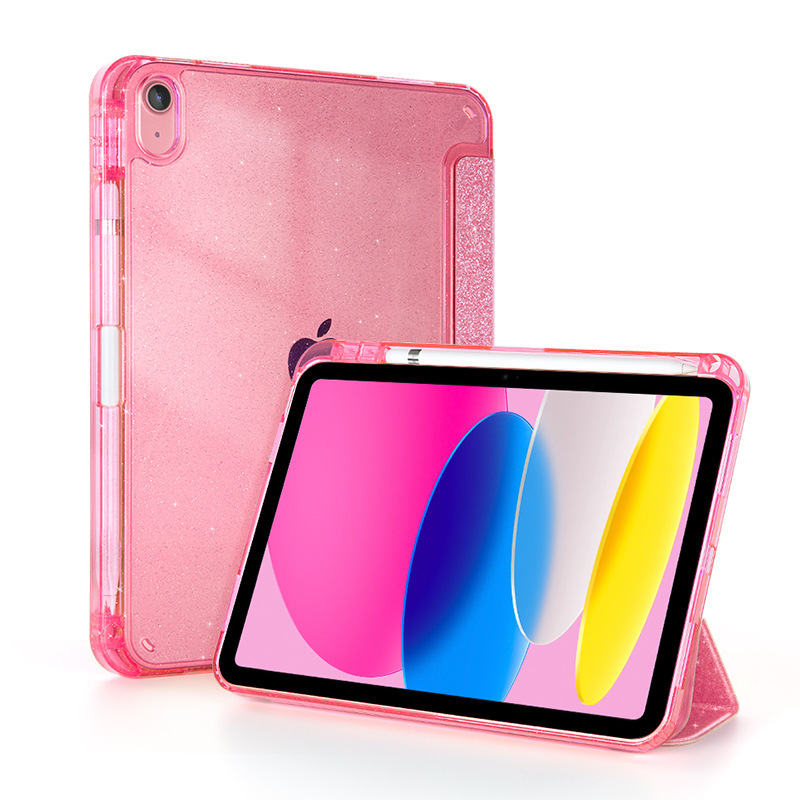 ipad 保護ケース ipad11 保護ケース 10 スタンドアクリルグリッター落下防止と曲げ防止 2025 ペンスロット付き|undefined