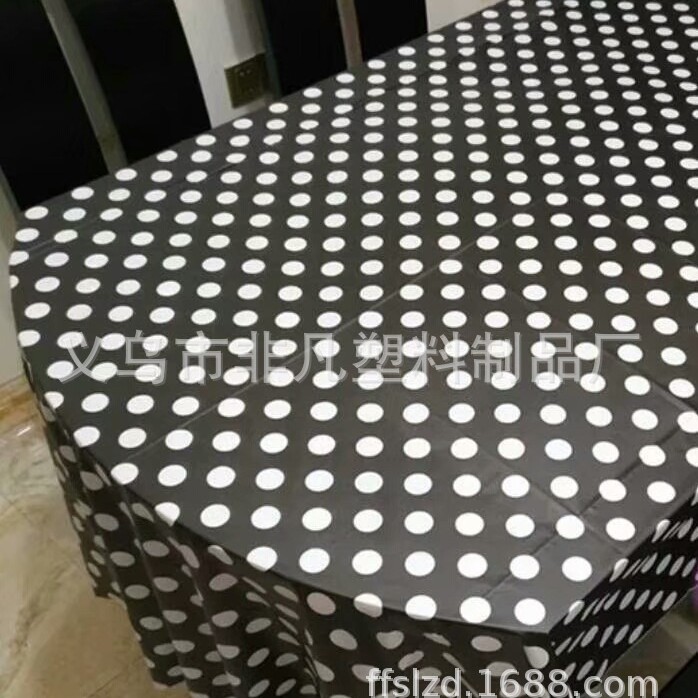 Mantel Desechable de Plástico PEVA Impermeable y A Prueba de Aceite para Fiestas y Mesa de Comedor image 38