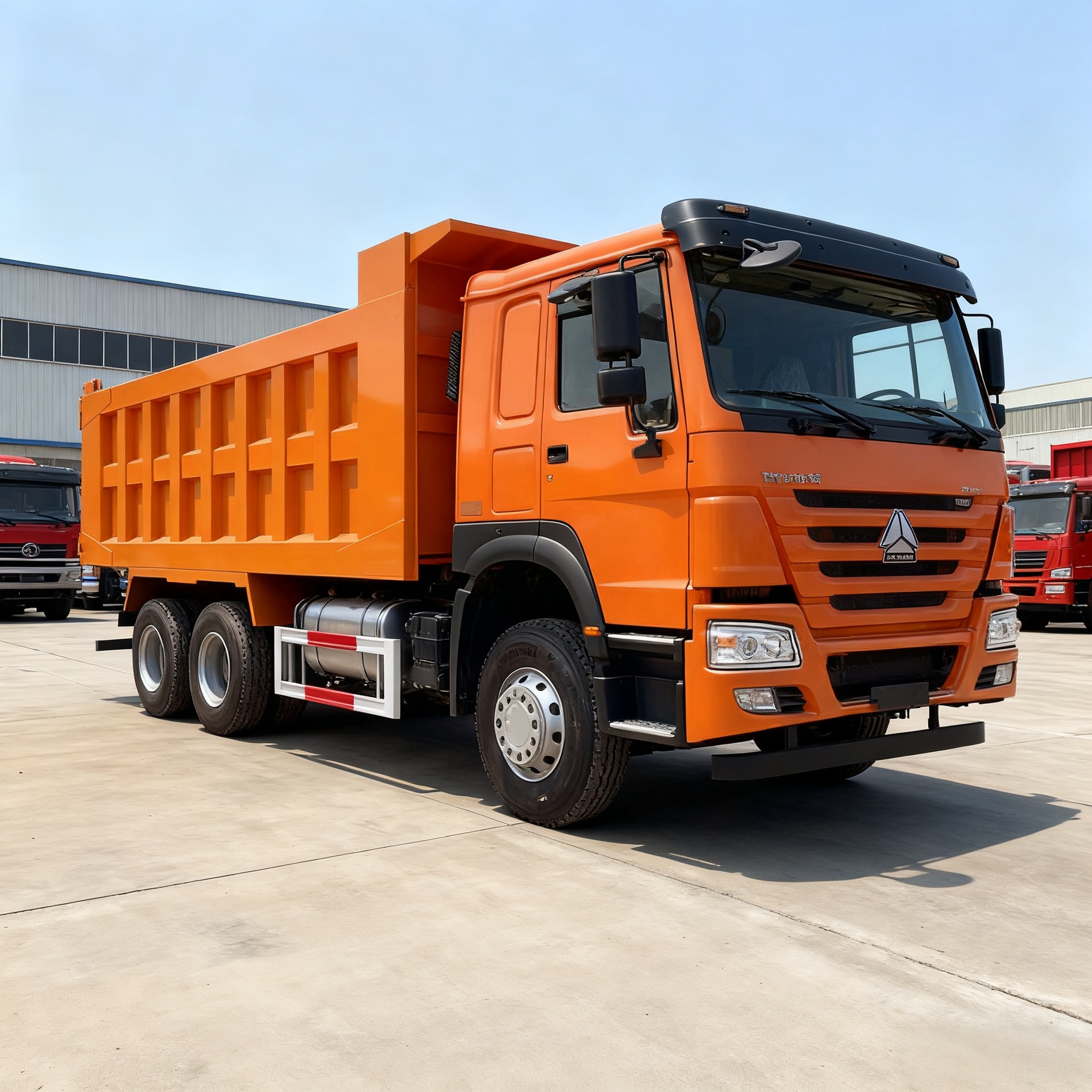 Supply Central Asia Africa China Sinotruk Howo Dump Truck 6×4 Construction Dump Truck