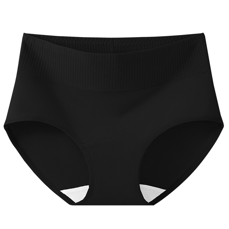 Ropa interior de cintura alta de algodón peinado entrepierna antibacteriana, ropa interior de levantamiento de cadera y abdomen, calzoncillos cómodos, transpirables y agradables para la piel