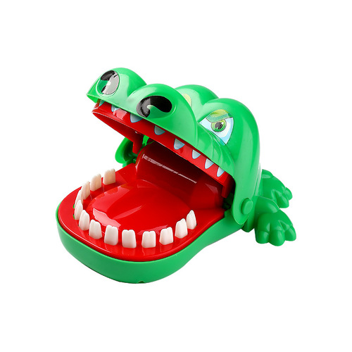 Large crocodile finger biting toy Shark tooth extraction game Hand biting crocodile parent-child children's trick toys wholesale