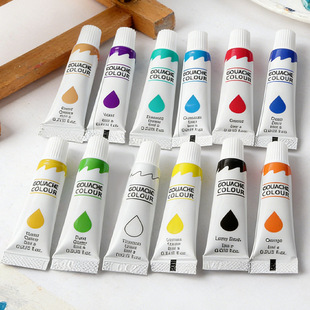 6ml��֧ɢ�bˮ��12ɫ�X�ܹ�ɢ�b�W����ͯ���g�L�����LDIYˮ�����