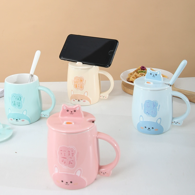 Керамическая чашка Mark Cup для милых девушек, домашняя водная чашка, пара чашек для детей, офисная с креативной супер милой бхайаной