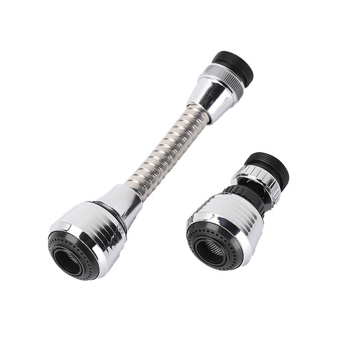 360-degree swivel water faucet pressure boosting splash-proof shower head with extended spray nozzle filter rotating water-saving bubbler