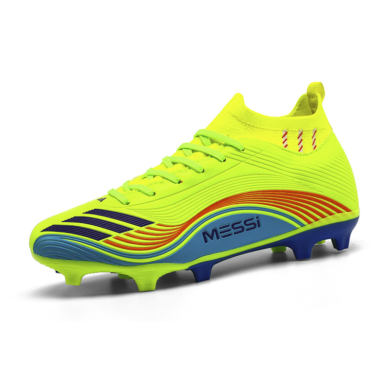 2025 nuevo clavos largos transfronterizos bajos zapatos de entrenamiento juvenil para hombres y mujeres zapatos de fútbol fábrica de comercio exterior
