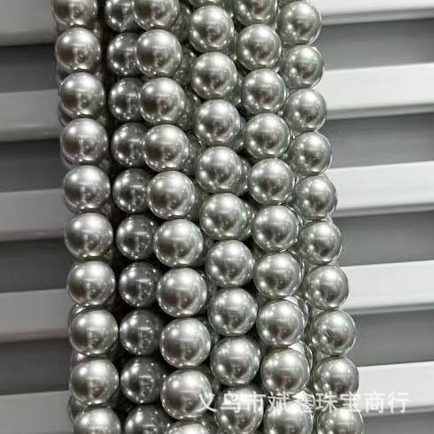 斌鑫ジュエリー7a高品質施家瑠璃真珠散珠直孔貝殻真珠diyアクセサリー部品バッチ