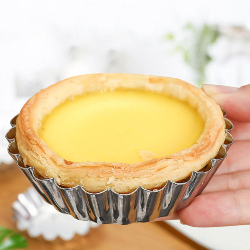 Factory direct sales thickened aluminum alloy egg tart mold cake mold steamed rice cake cake mold baking tools