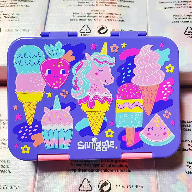 Mochila australiana smiggle escolares, mochila de hombro mediana y grande, mochila ultraligera de dibujos animados, mochila de hombro.