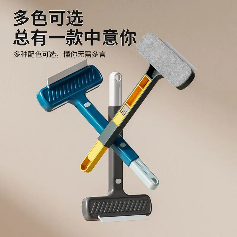 Universal double-sided glass brush for home use