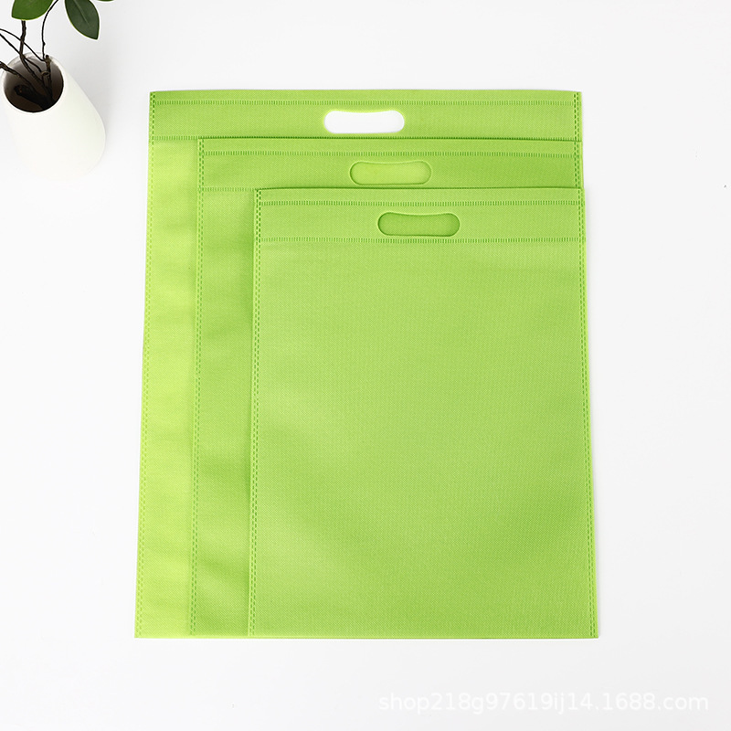 Non-woven Bag Bolsillo plano no tejido Spot a prueba de polvo Bolsa de viaje de almacenamiento de boca plana al por mayor puede imprimir logotipo