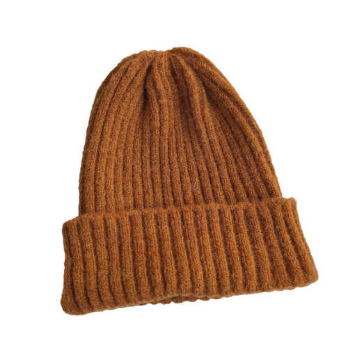 Internet celebrity street style pile hat female autumn and winter versatile knitted headband with fleece Korean style Japanese couple headband cold cap 
