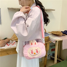可爱毛绒包包城市乐园labu bu手提斜挎包毛毛包工厂批发跨境女包
