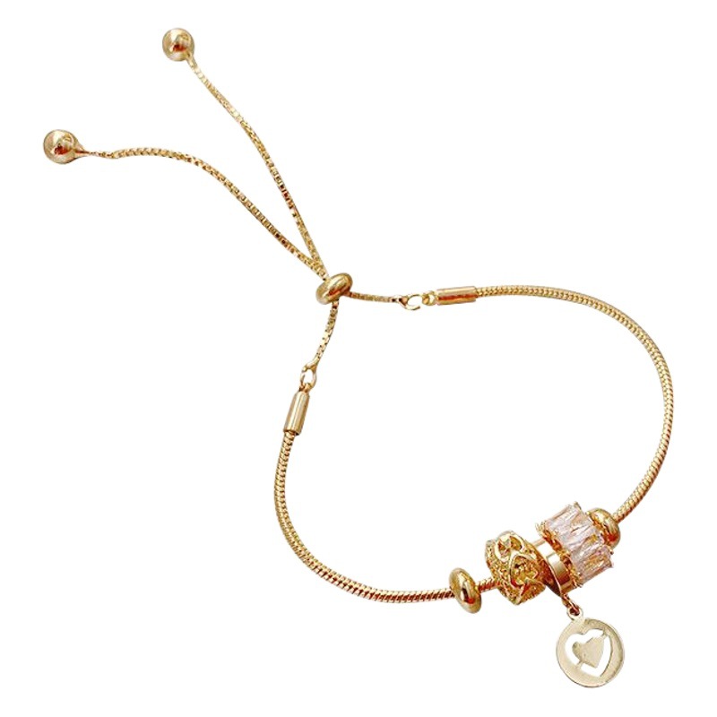 Corea del Sur Dongdaemun moda diamante incrustado pequeña cintura encantadora pulsera para las mujeres simple nueva pulsera de moda personalizada para las mujeres