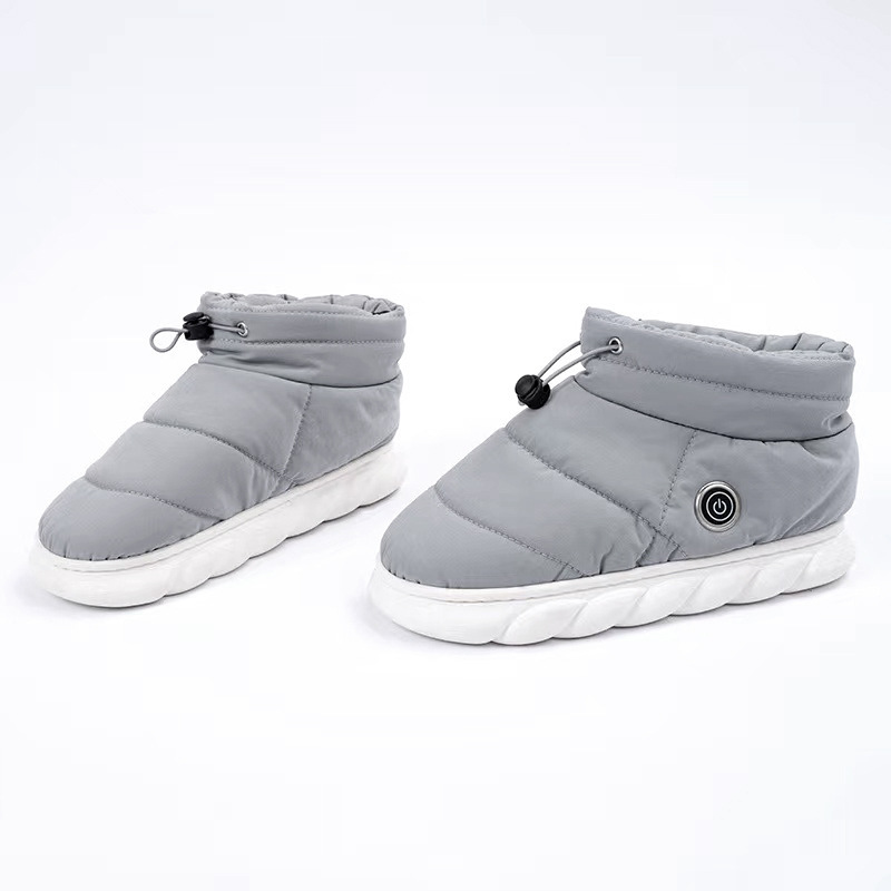 Heated Power Bank Shoes for Middle-Aged and Elderly, Winter Electric Heating Shoes for Warmth, Walking Foot Warmer Shoes, Thickened Winter Shoes for Middle-Aged and Elderly