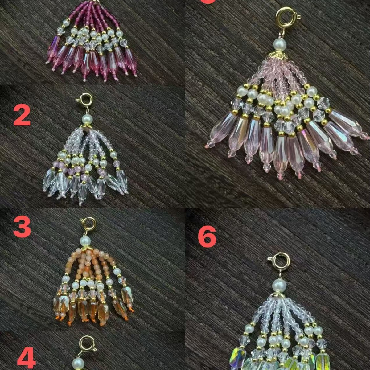 Hanfu for hair straightening with tassels pearl