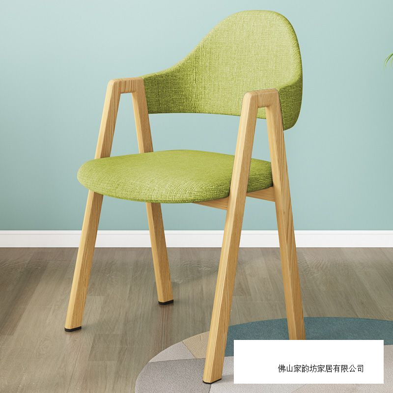 Simple Nordic Light Luxury Style Milk Tea Shop Chair Leisure Backrest Home Negotiation Chair Snack Bar Home Dining Chair