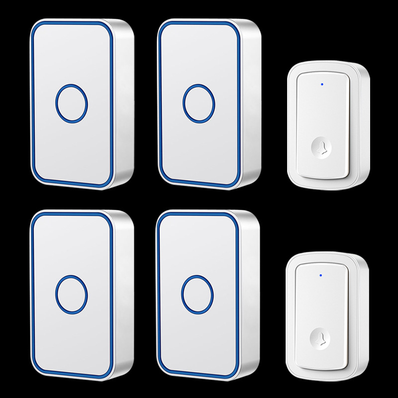 门铃无线家用超远距离二拖四电子门玲遥控智能老人病人呼叫器防水