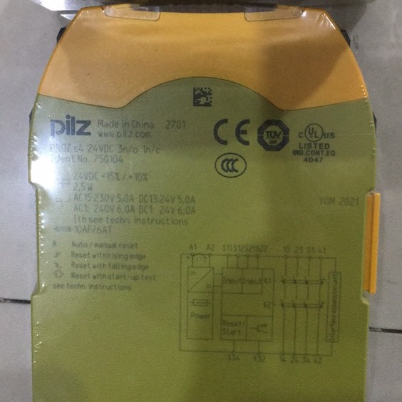 原装PILZ皮尔兹安全继电器777305有货