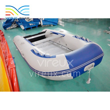 厂家定制充气pvc白色充气船户外冒险漂流旅游活动皮划艇钓鱼休闲