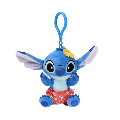 Genuine Disney pendant plush toy Strawberry Bear doll doll school bag cute pendant Winnie the Pooh toy