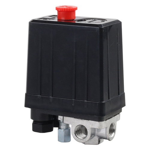 Oil-free silent air compressor air pump accessories automatic pressure switch vertical four-way adjustable pressure outlet cross-border valve