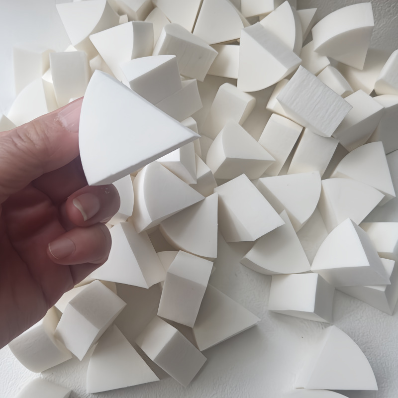 Triangulära sminksvampar i bomull 100 stycken set_voghion.com