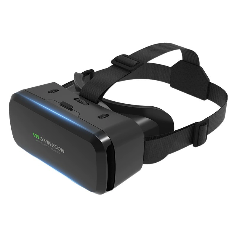 Qiandai G06A Очки виртуальной реальности для мобильных телефонов 3D Очки виртуальной реальности на голове игровые очки с ручкой подарочные цифровые очки