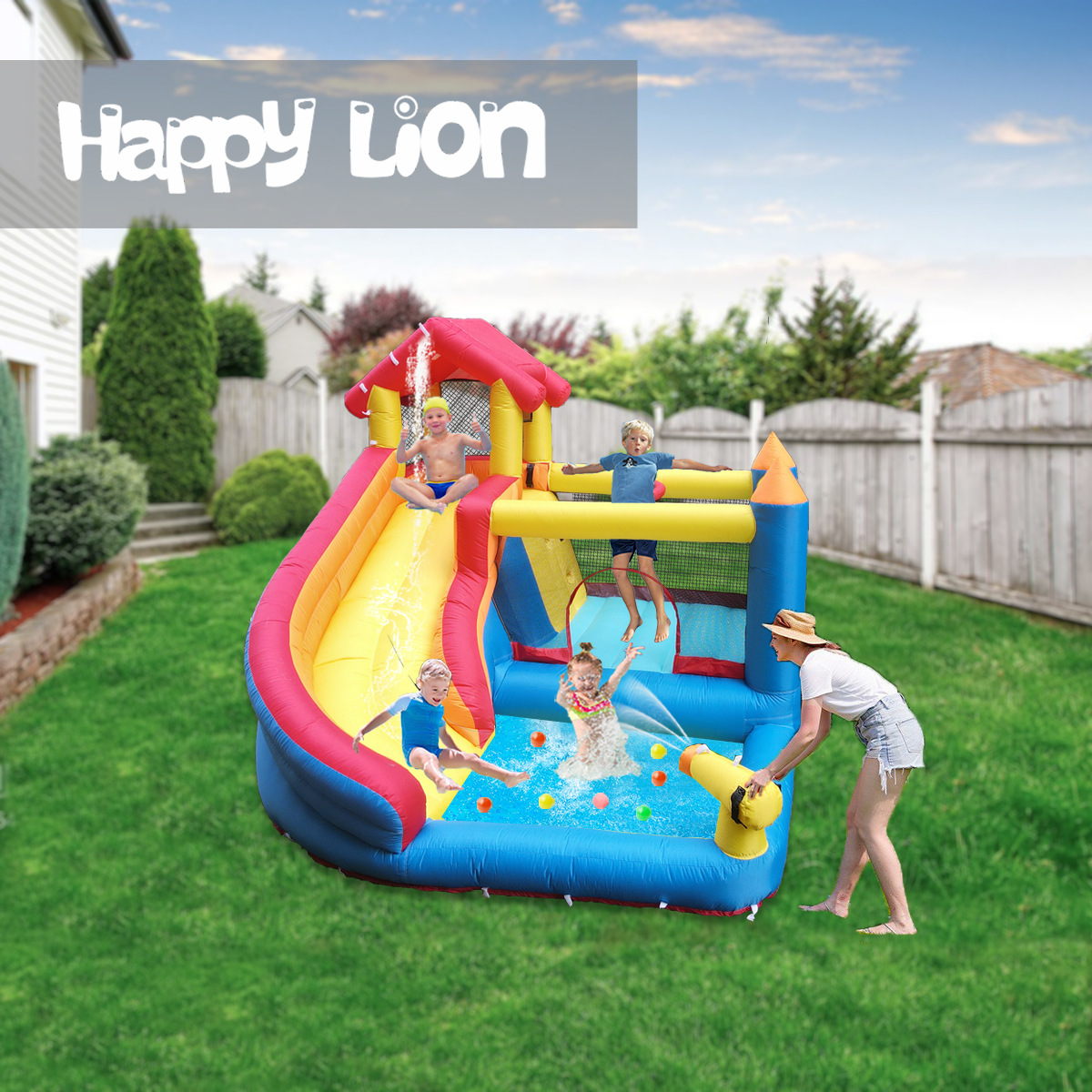 Castillo inflable para niños pequeños castillo inflable para niños nuevo castillo inflable para niños pequeño hogar Bounce