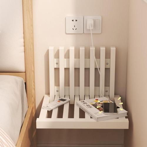 Bedside table, small coffee table, modern simple storage box, multi-functional bedroom cabinet, master bedroom solid wood hanging creative storage rack
