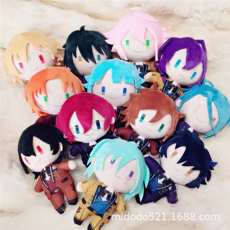 新款美娃偶像梦幻祭卡通动漫周边毛绒玩具小挂件吊饰散货可爱礼物