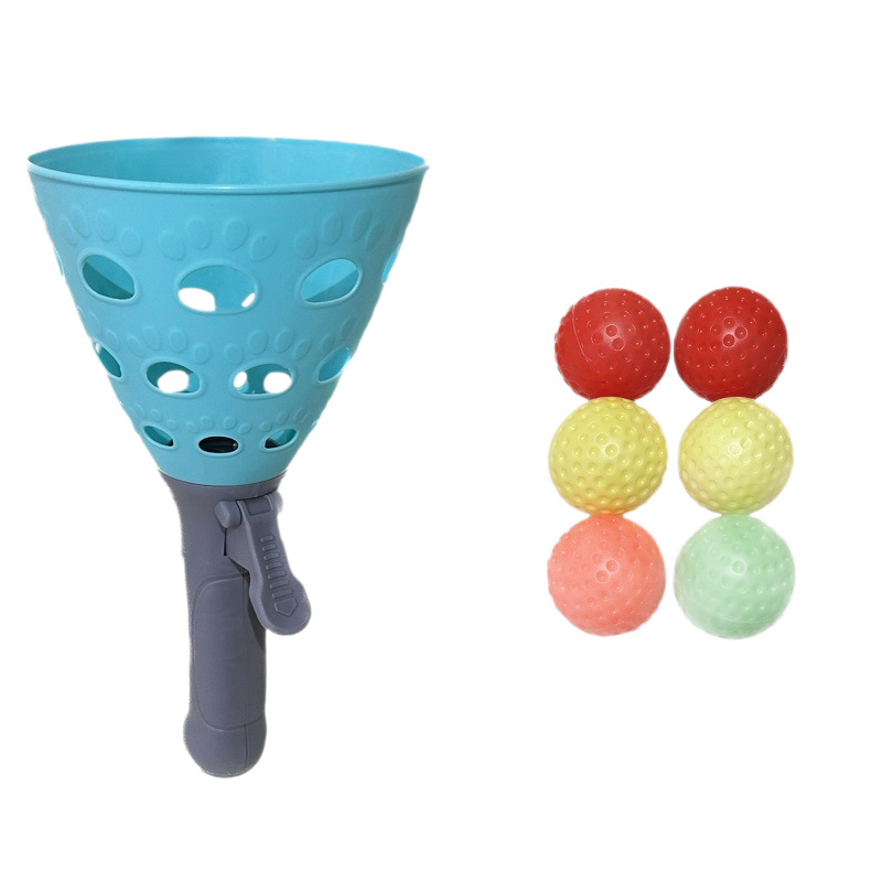 Bolas de lanzamiento de acoplamiento transfronterizas para niños juguetes para niños y niñas interacción de padres al aire libre doble bola de catapulta deportiva