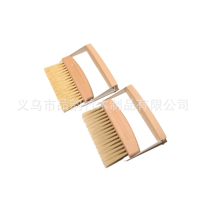 扫把簸箕套装组合跨境现货家用清洁用品榉木尼龙丝白粽白色喷漆款