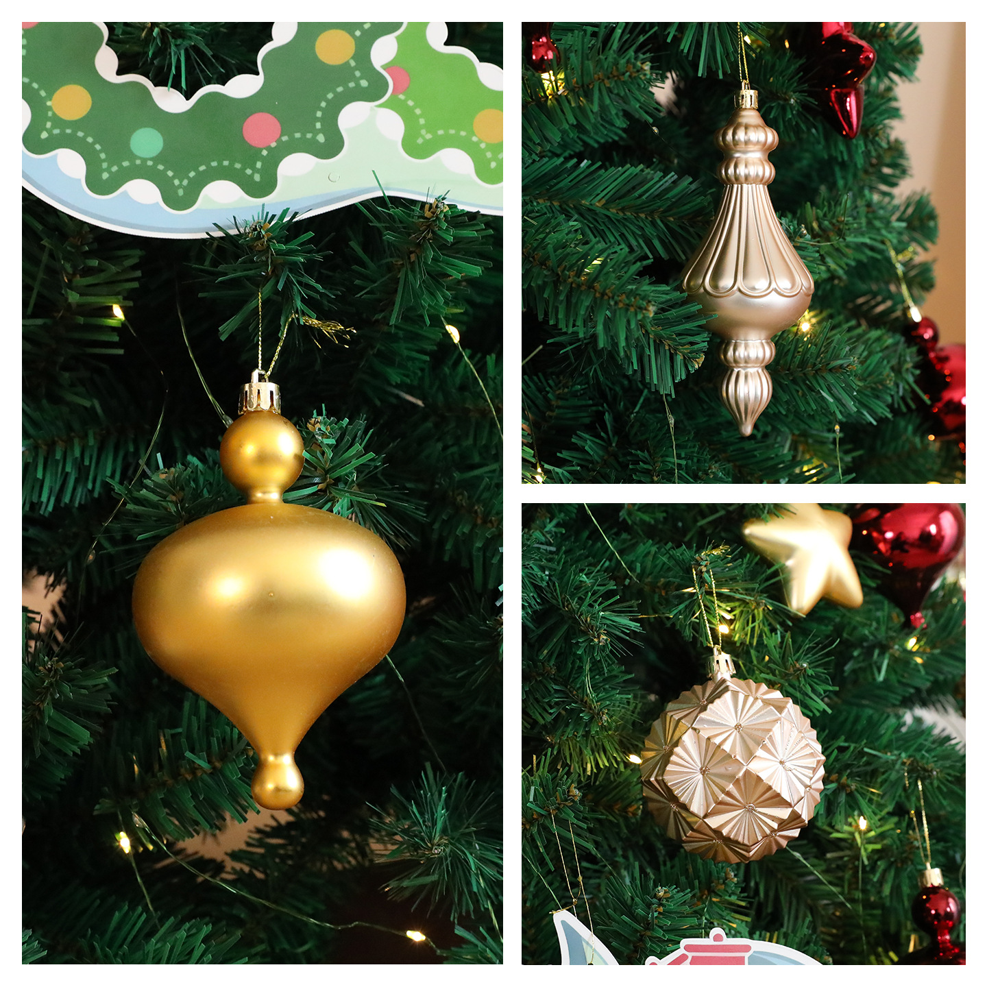 Shengyuan nuevo conjunto de árbol de Navidad de dibujos animados de PVC grande interior y exterior decoración de Navidad doméstica
