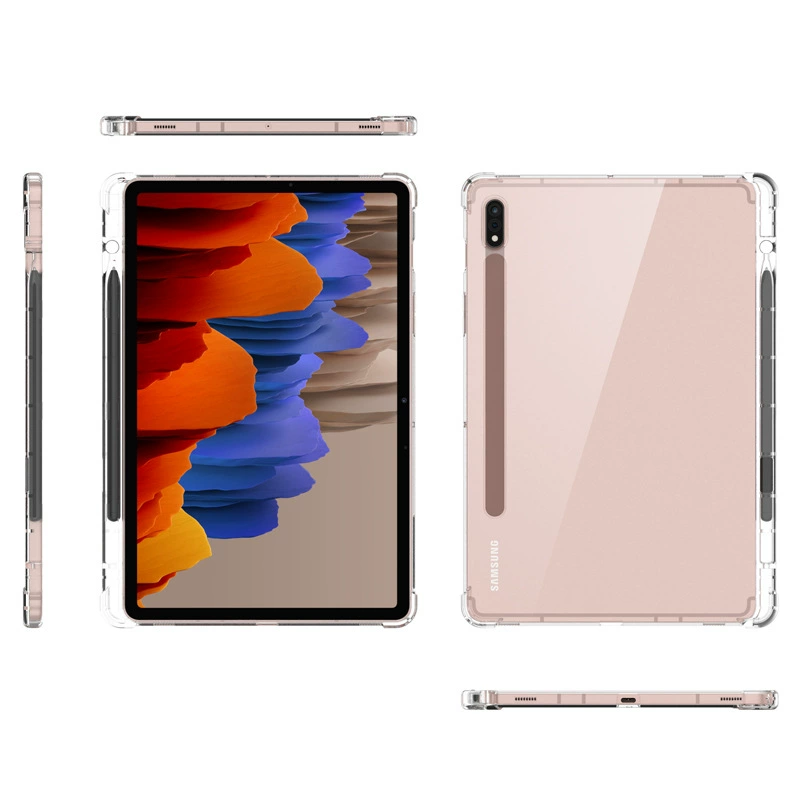 Защищающий чехол-аккумулятор для Samsung TAB S9 с воздушной подушкой, против падения, шнур с канавкой, совместимо с S7/S8+/S8 Ultra, модель x916