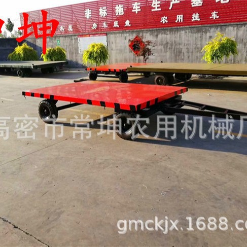 厂家供应  2吨平板拖车   厂内转运车  量大从优