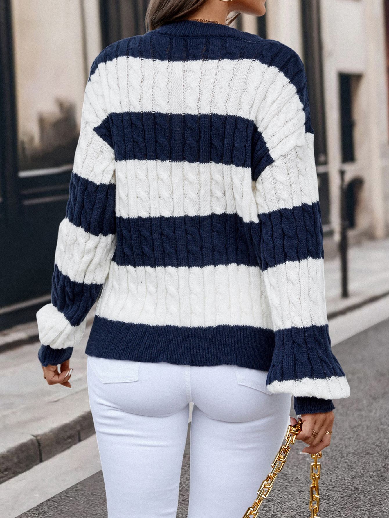 Knitted Sweater Image 3