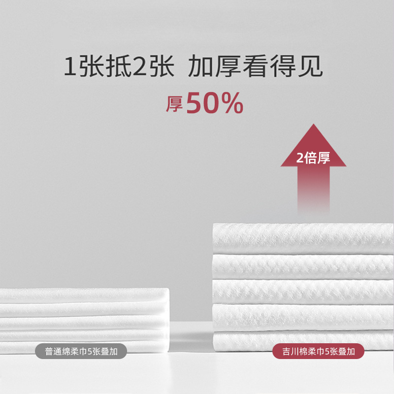 Disposable face towel cotton soft towel thickened beauty removable facial cleansing towel for face wiping and makeup removal pearl pattern towel wholesale