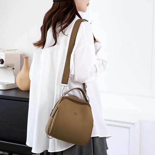 Lifestyle Commuter Bags for Women - New Fashion Simple and Minimalist Travel Crossbody Bag Wholesale Korean Style Multi-Compartment Nylon Shoulder Bag