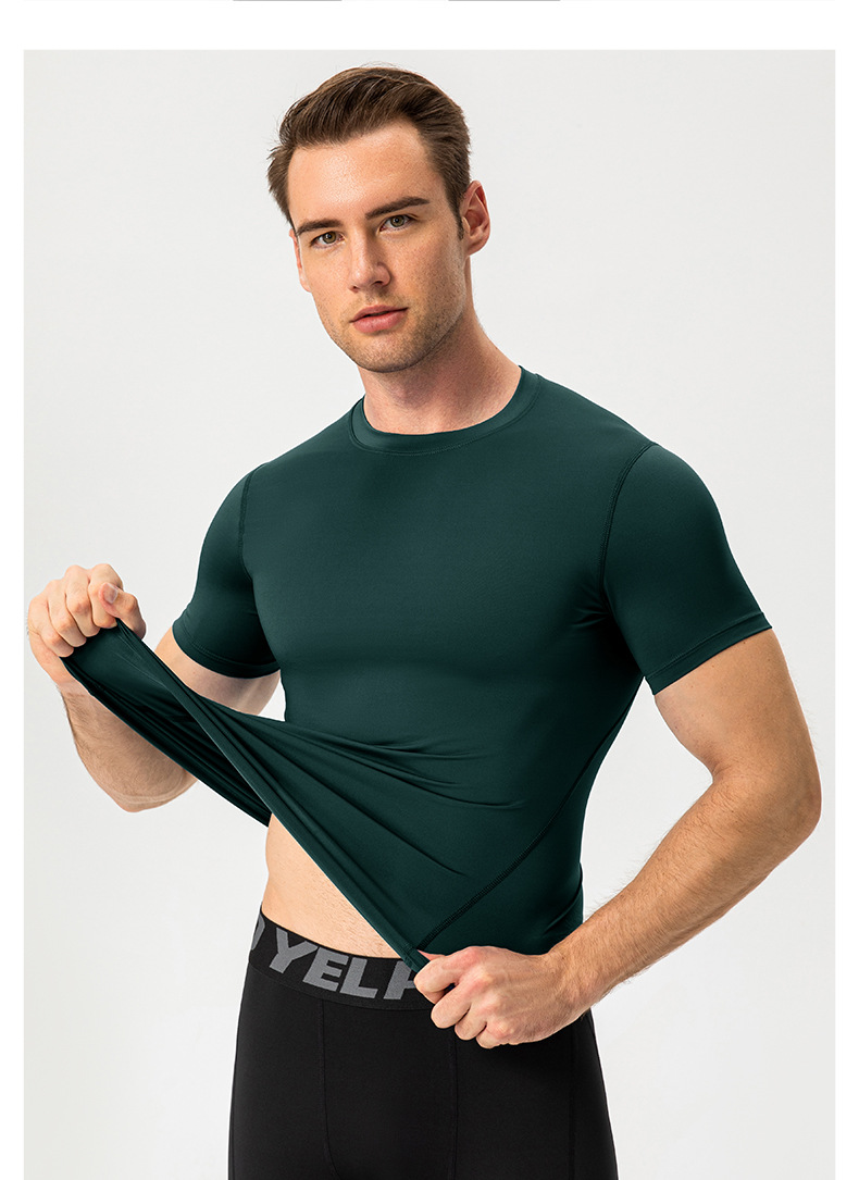 Men's Solid Color T-shirt Men's Clothing display picture 5