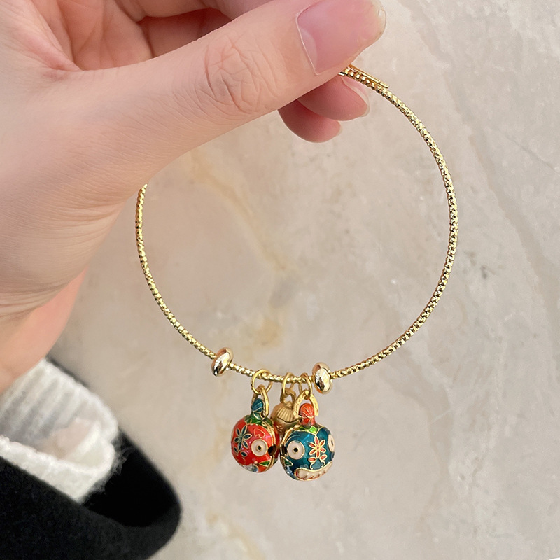 Cute Cartoon Copper Plating Bangle 1 Piece