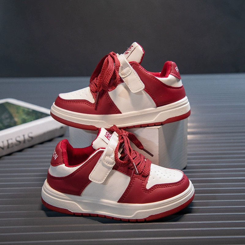 Детская черно-белая обувь для досок с пандой 2023 Весна и осень новые универсальные студенческие туфли для средних и больших детей повседневные кроссовки для девочек