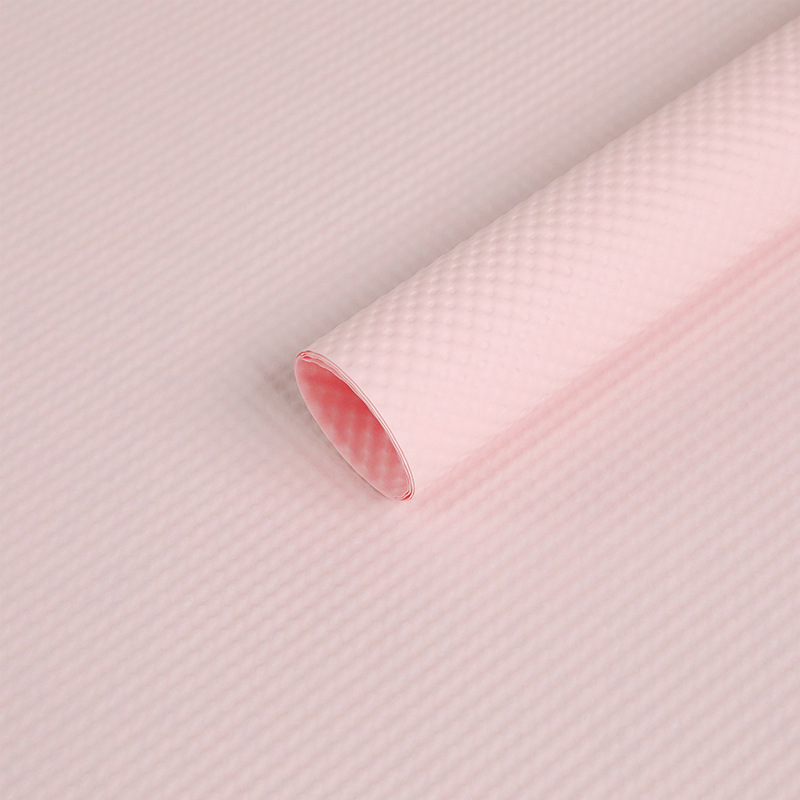 Color sólido nuevo papel en relieve tridimensional Picar punto ramo de papel de embalaje material de embalaje floral al por mayor