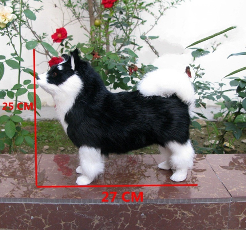 큰 검정 허스키 [토끼 털]