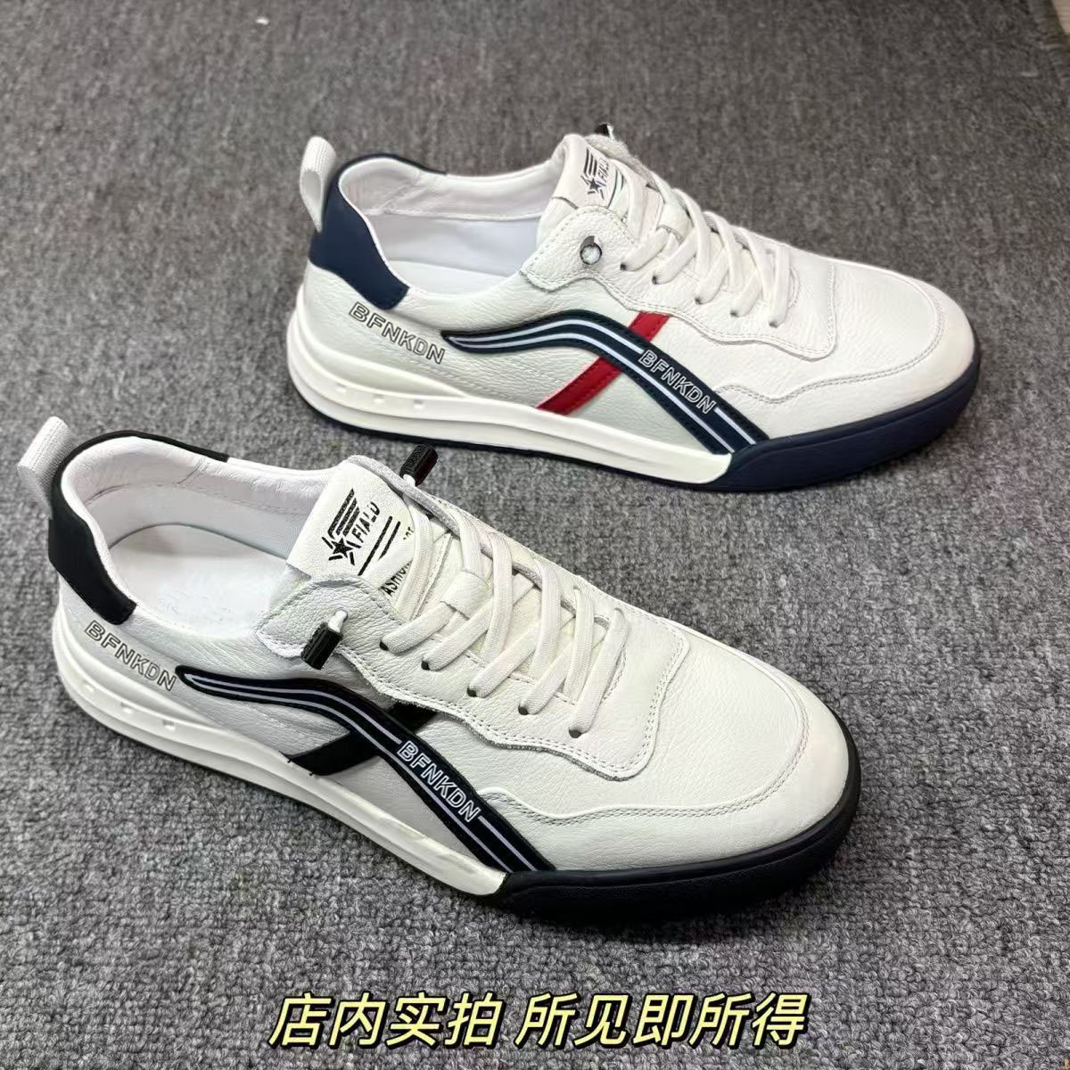 Men's Sneakers 2025 Summer Breathable Fashionable Forrest Gump Shoes Wear-Resistant Lightweight Versatile Men's Shoes Super Fiber Lightweight Casual Shoes