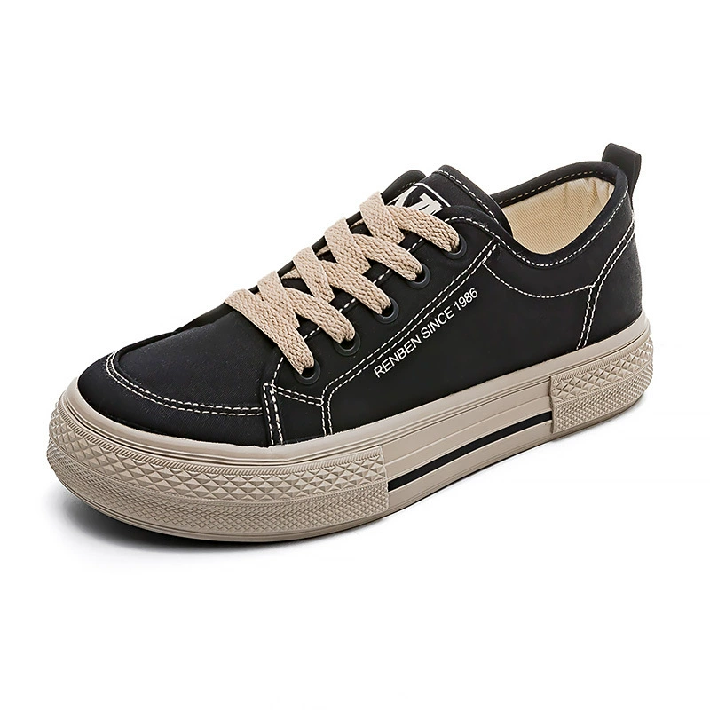 RB23088 + RB22108 Новая Осенняя женская обувь парусиновая обувь с низким верхом модная обувь в стиле ретро, обувь для пар, мужская обувь